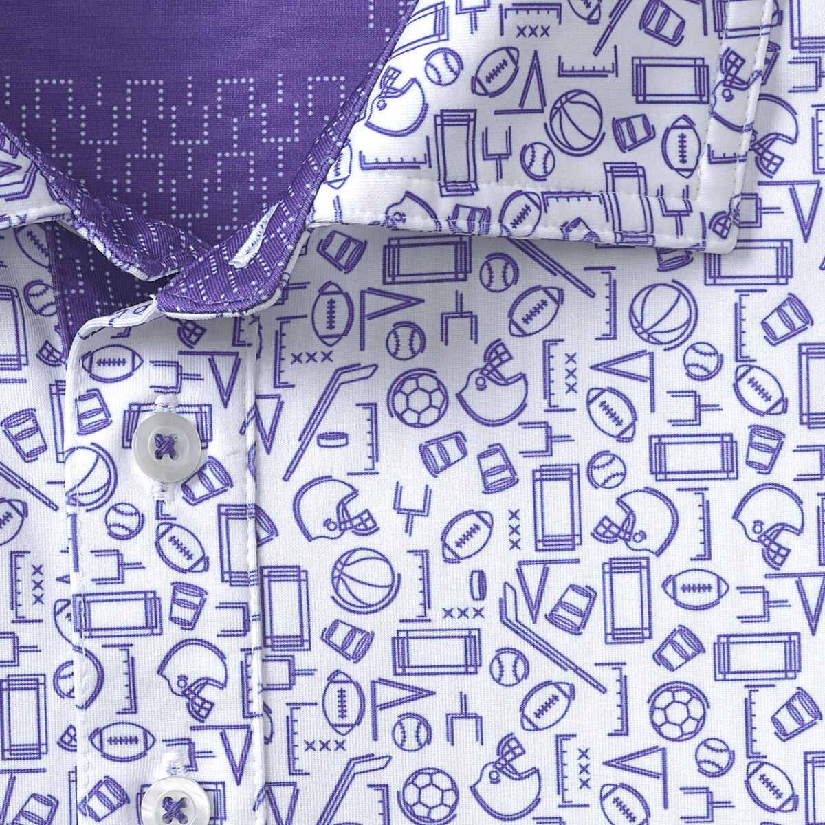 Game Day XC4® Multi-Sport Print Polo image number null