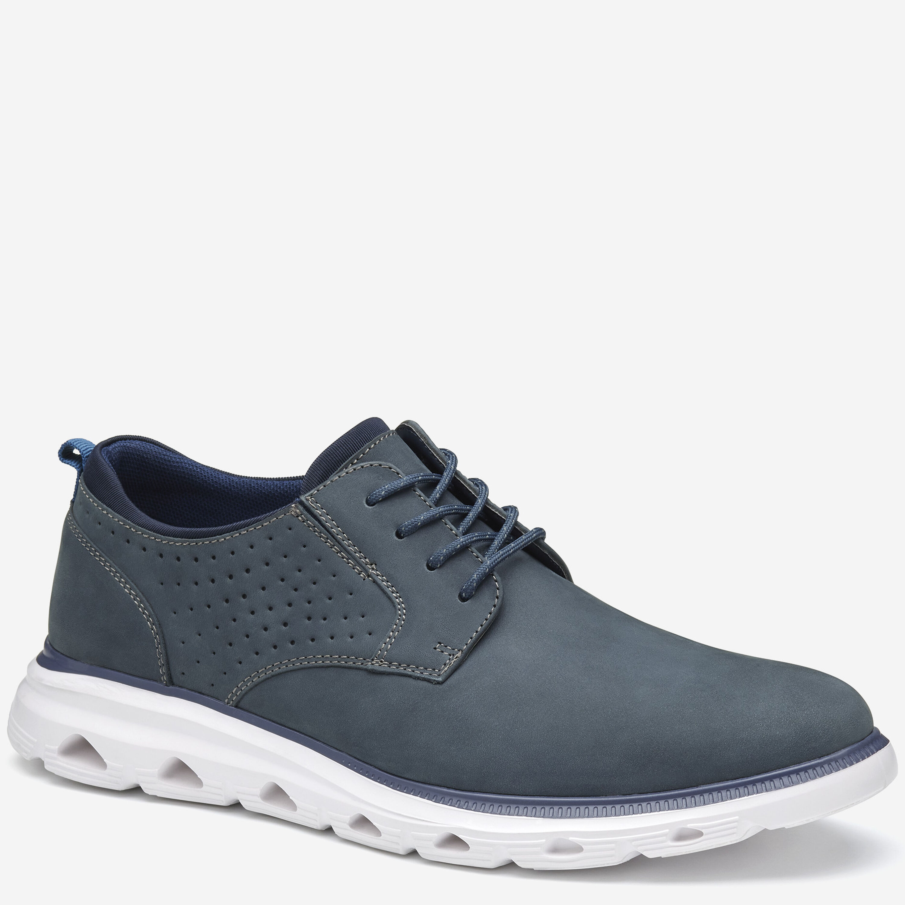 JOHNSTON & MURPHY GABE PLAIN TOE OILED FULL GRAIN IN NAVY Men main image 3