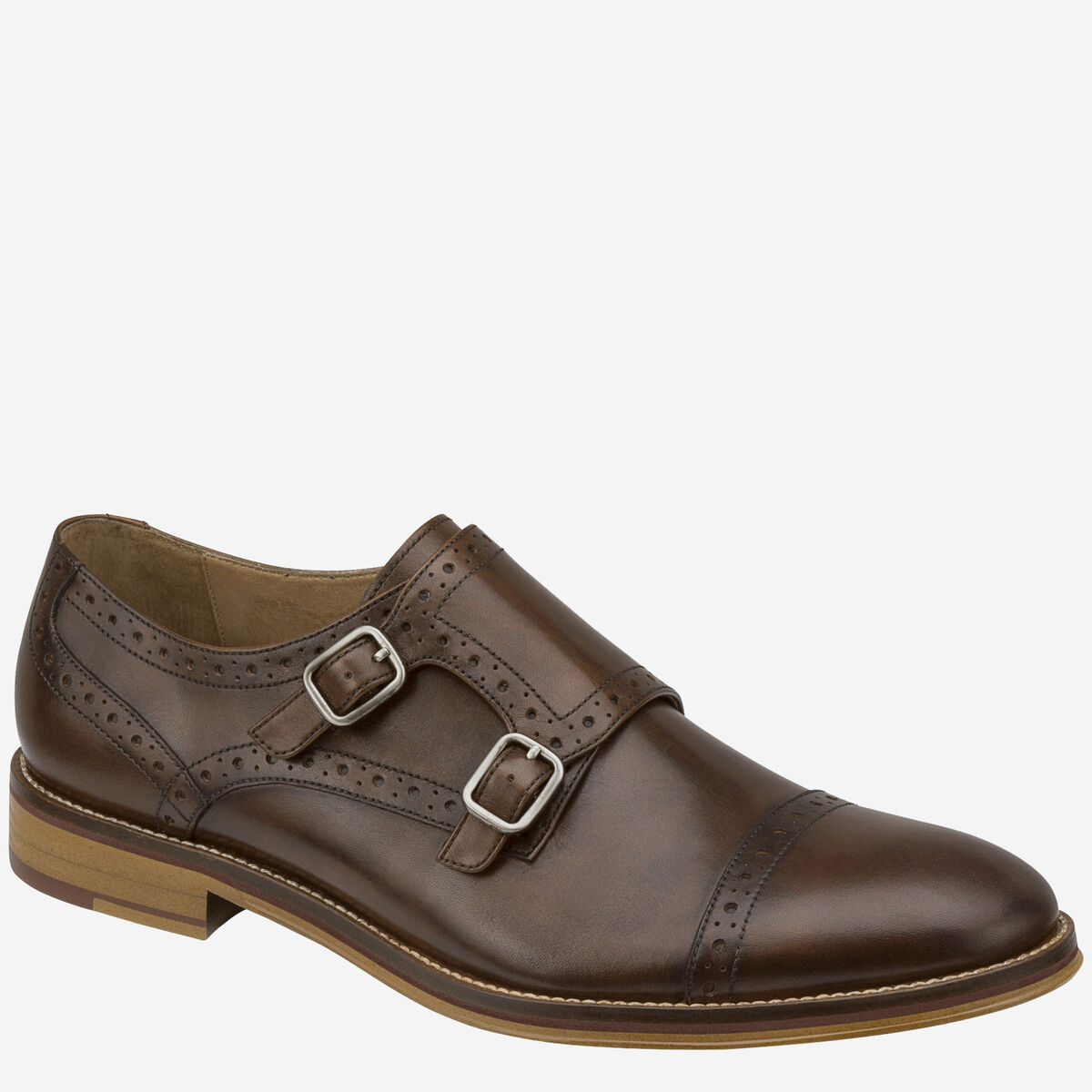 Conard Double Buckle Monk Strap image number null