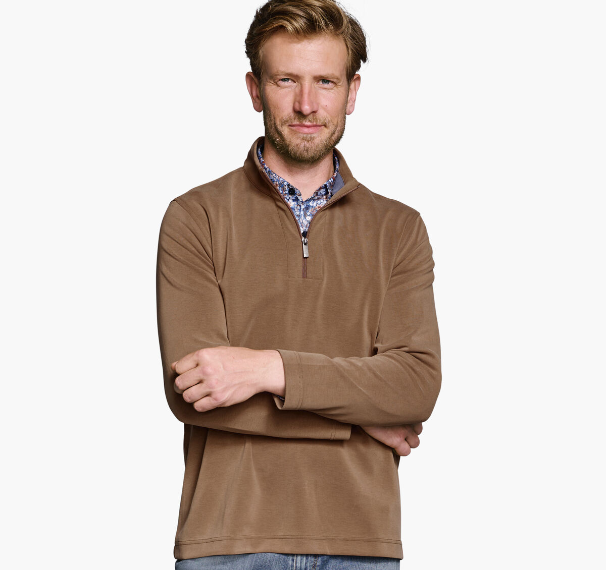 Vintage Washed Quarter-Zip image number null