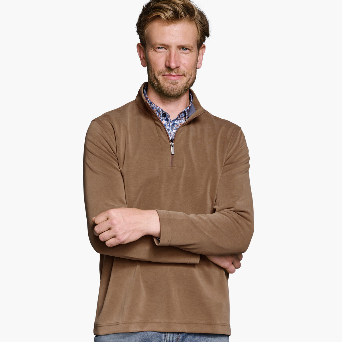 Vintage Washed Quarter-Zip image number null