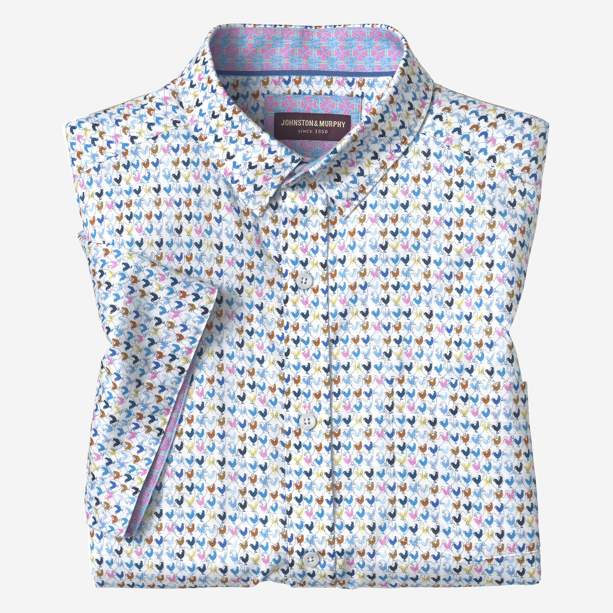 Printed Short-Sleeve Shirt image number null