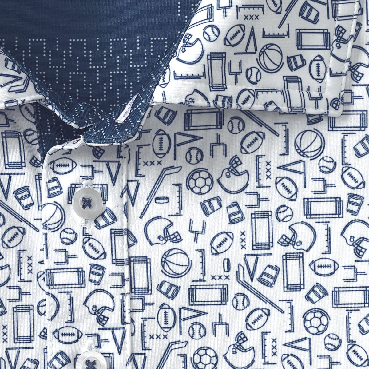 Game Day XC4® Multi-Sport Print Polo image number null