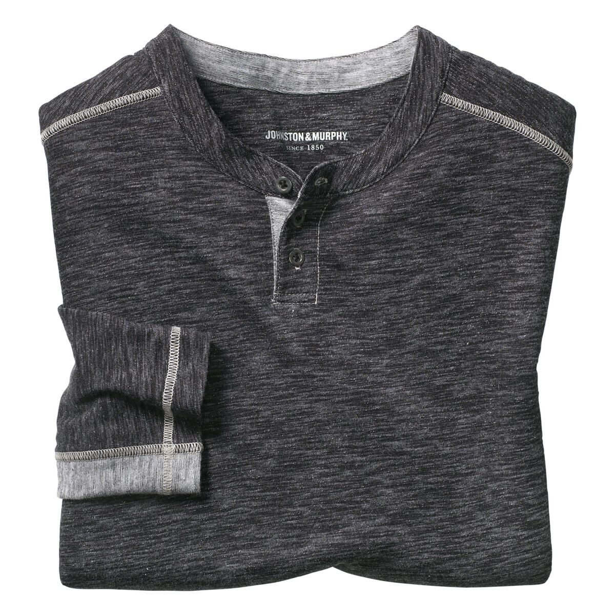 Vintage Slub Henley image number null