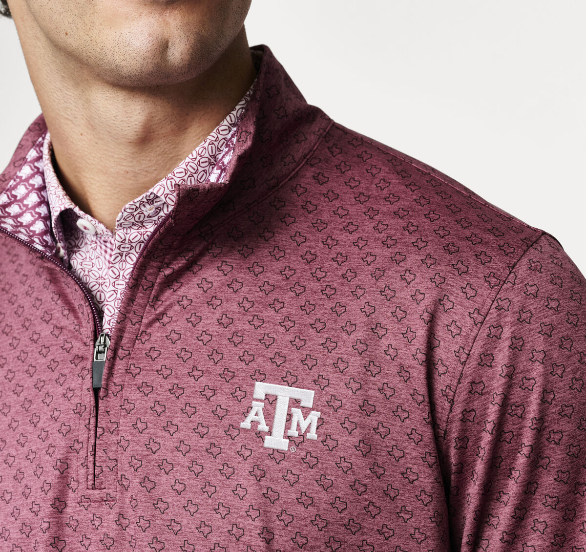 Collegiate XC+&trade; State Print Quarter-Zip image number null