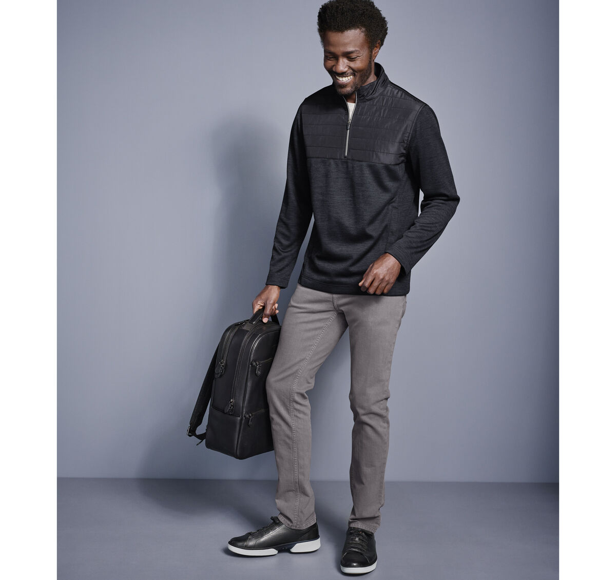 XC4&reg; Quilted Quarter-Zip image number null