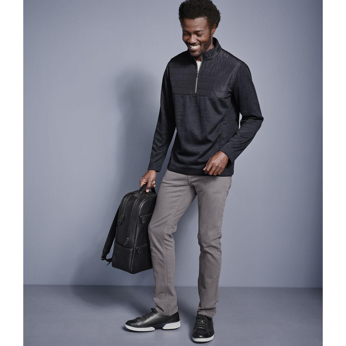 XC4&reg; Quilted Quarter-Zip image number null