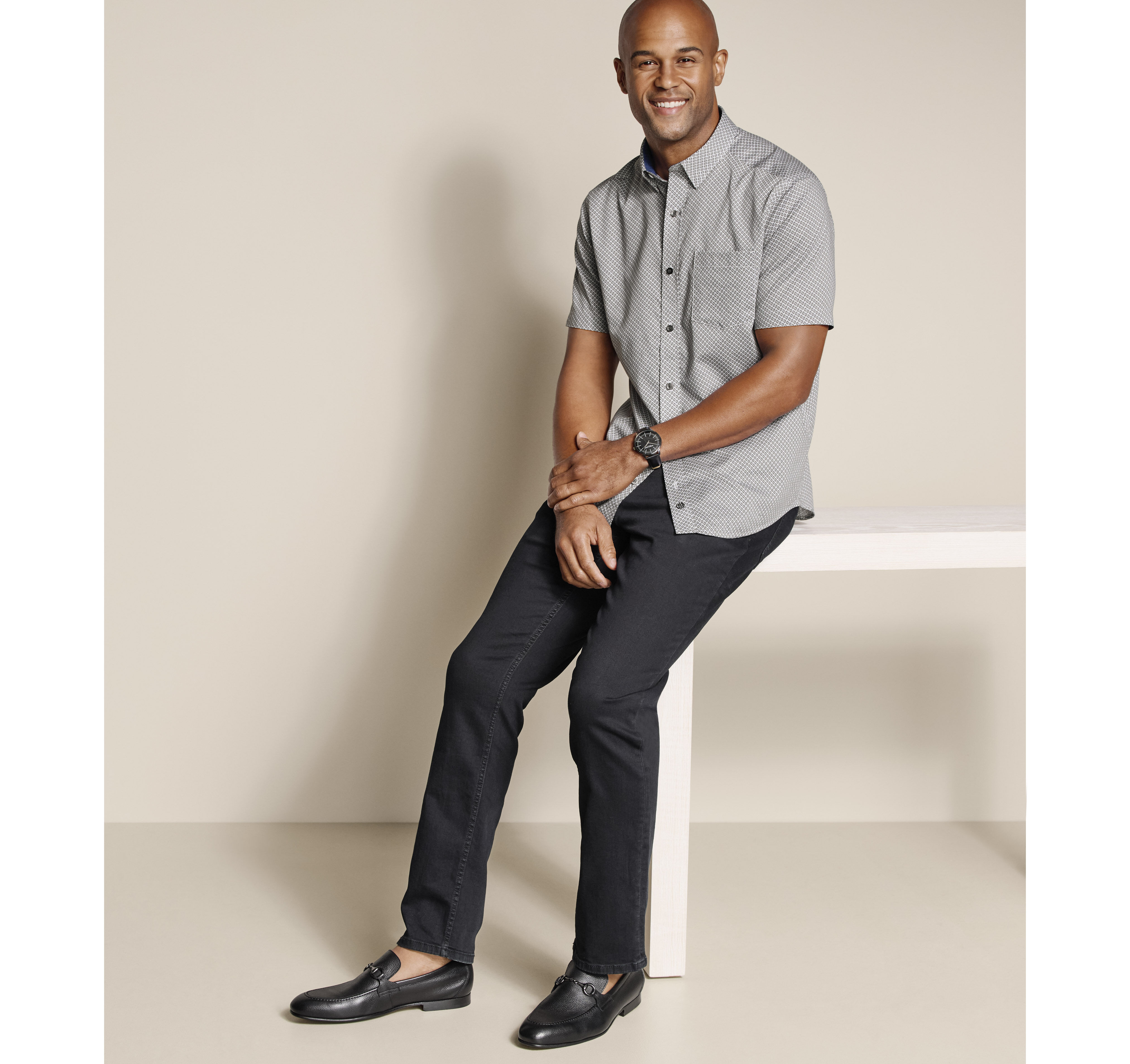 Logan Printed Short-Sleeve Shirt