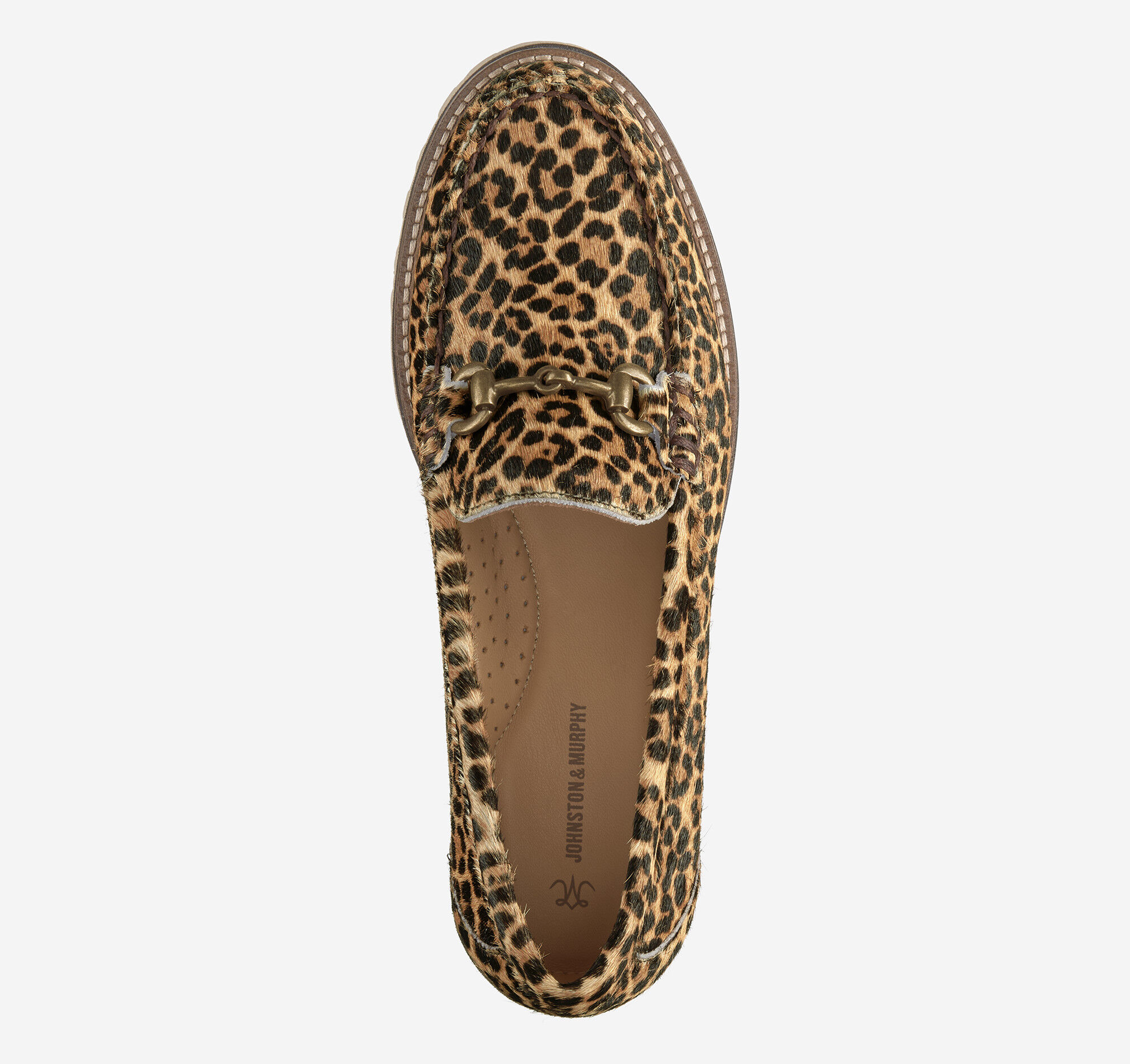 Women's Emmalynn Bit Loafer in Leopard Haircalf | Johnston & Murphy