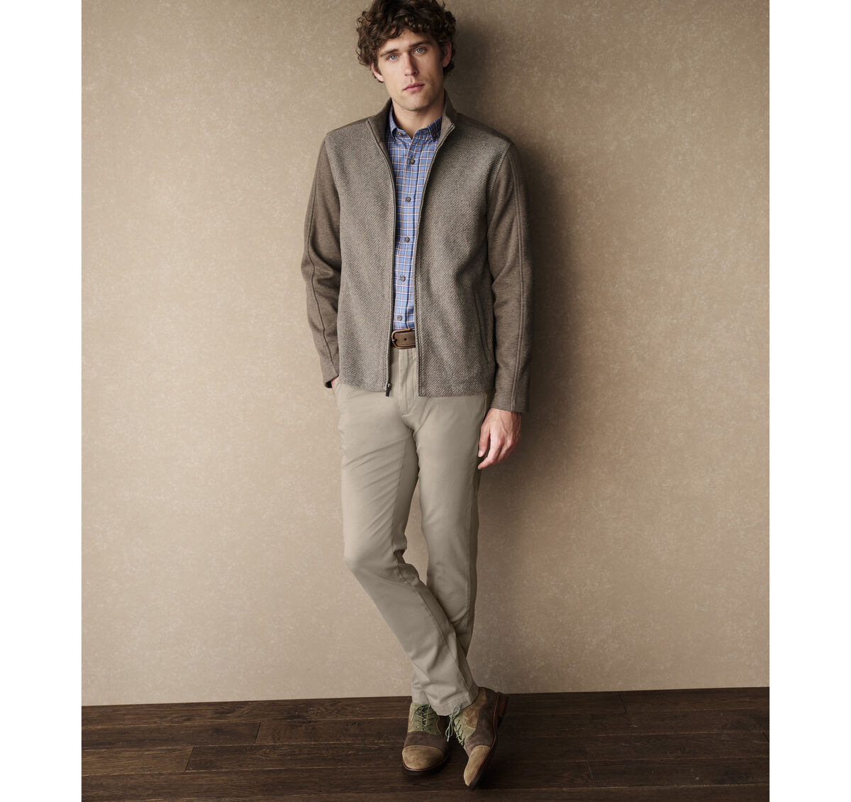 Brushed Twill Full-Zip image number null