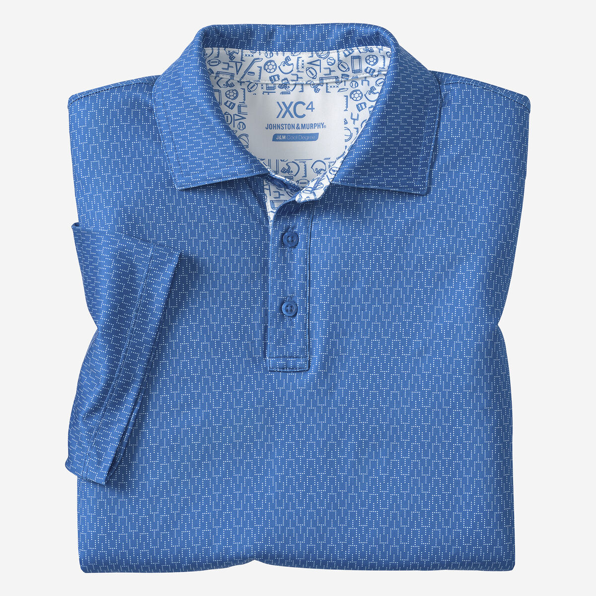 Game Day XC4® Goal Post Print Polo image number null