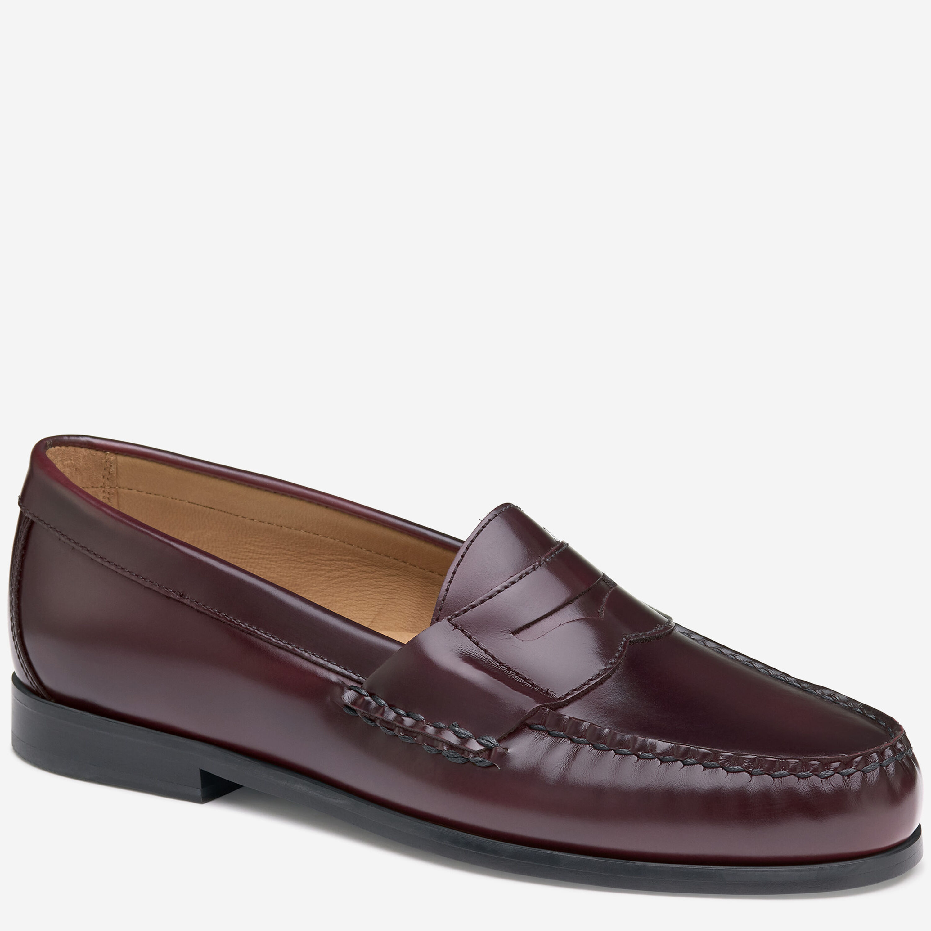 Johnston & Murphy Burgundy‎ Polished Pannell Penny Loafers 20-6283 Men\'s 11 M Johnston & Murphy AINSWORTH Penny Loafer - Mahogany 20-7796  main image 2