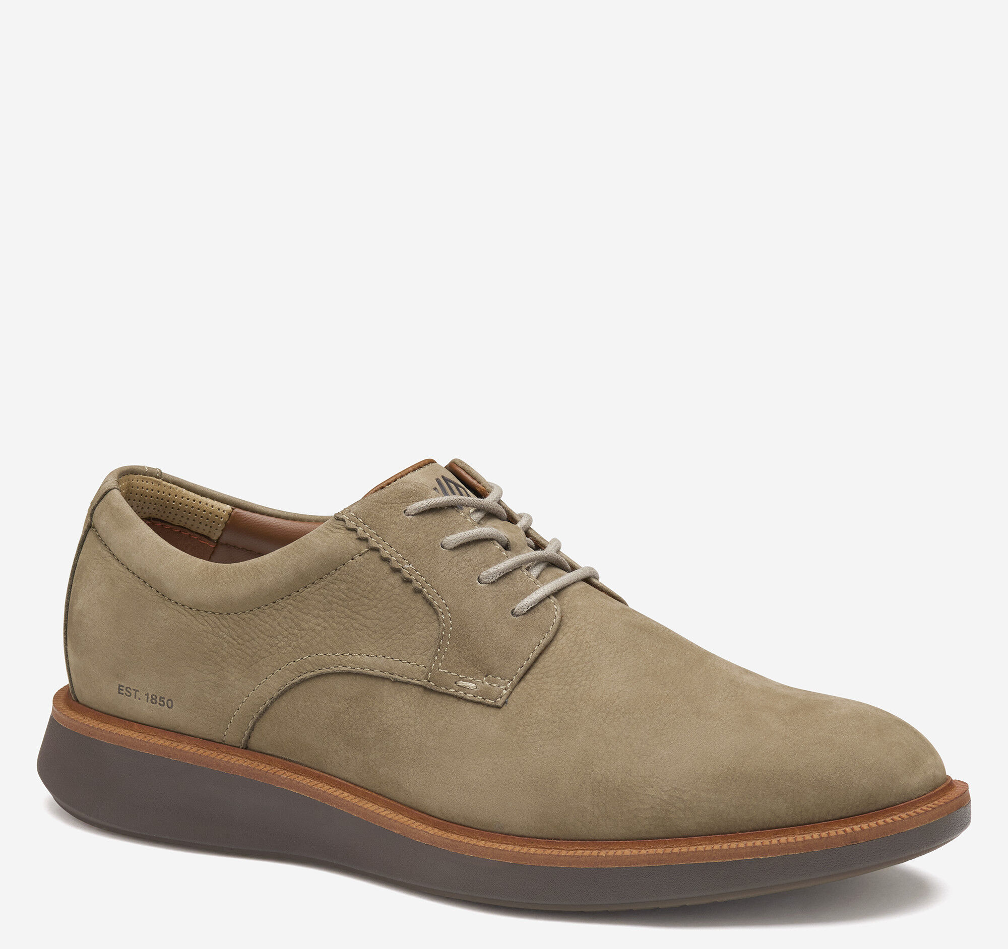 Men's XC+™ Parker Plain Toe in Taupe Waterproof Nubuck | Johnston