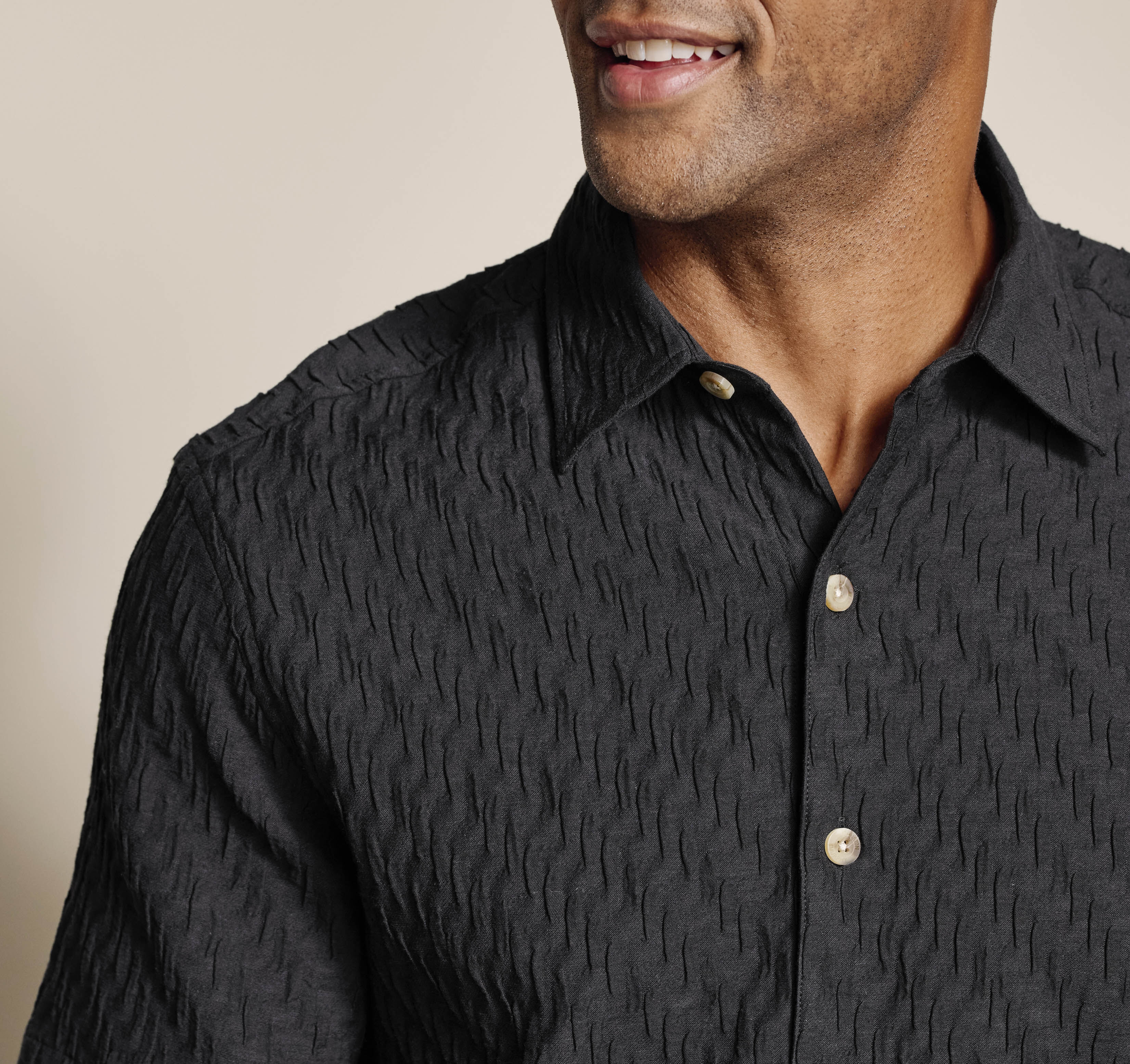 Monterey Textured Short-Sleeve Shirt