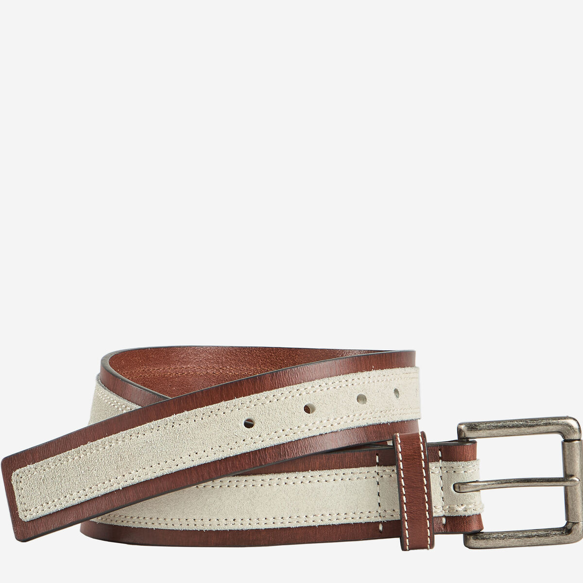 Suede Overlay Belt image number null