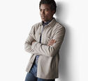 Twill Knit Shirt Jacket image number null