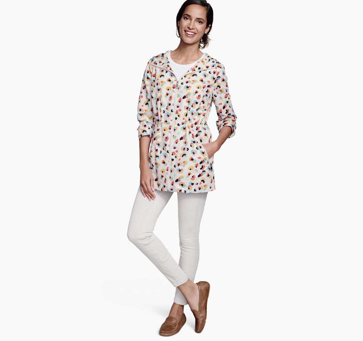 Leopard-Print Anorak image number null