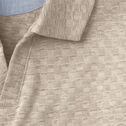 Basketweave V-Neck Polo image number null
