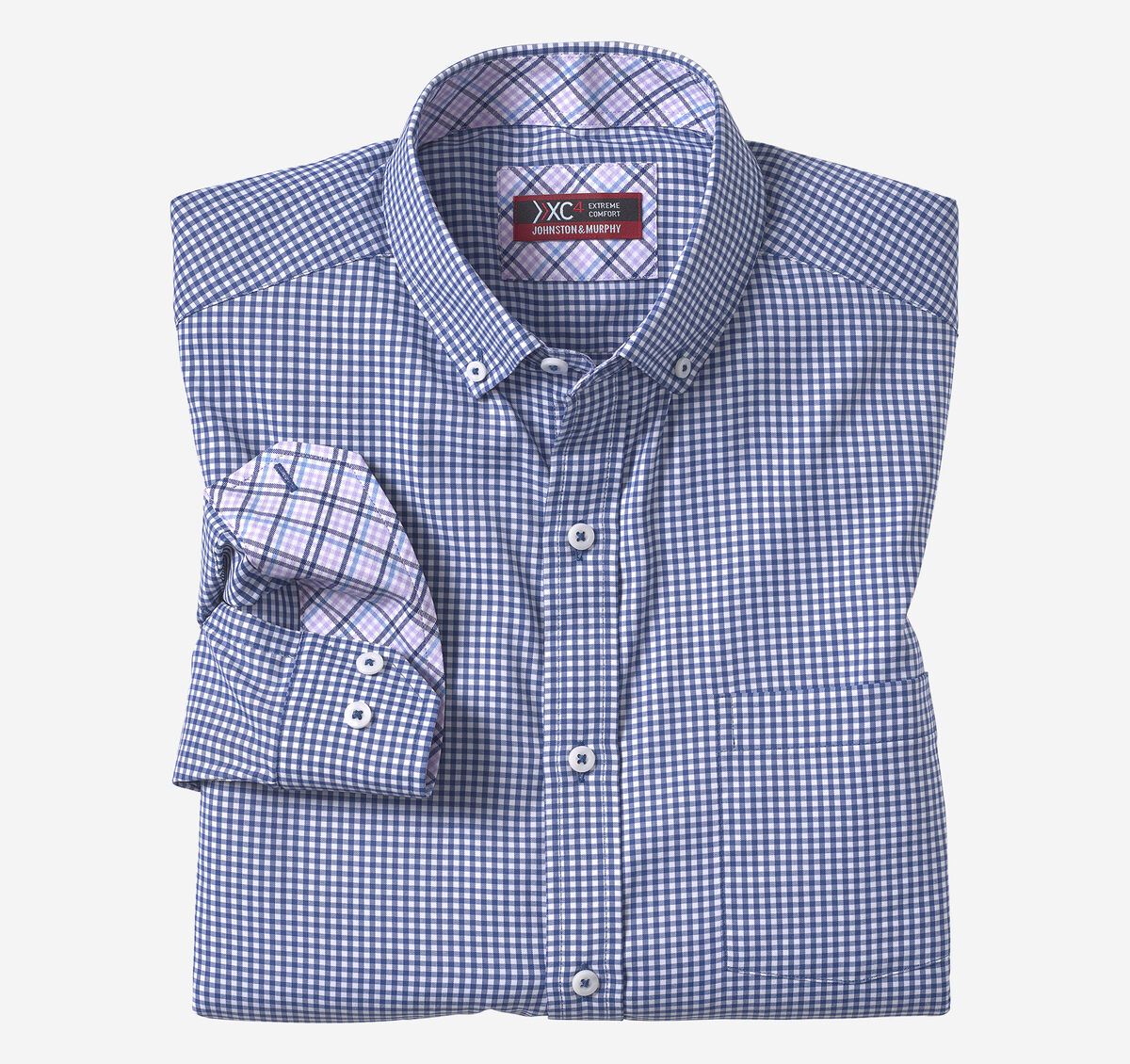 XC4&reg; Long-Sleeve Stretch-Woven Shirt image number null