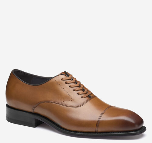 Ashton Cap Toe - Tan Full-Grain Leather