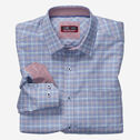 XC4® Framed Houndstooth Check Point-Collar Shirt image number null