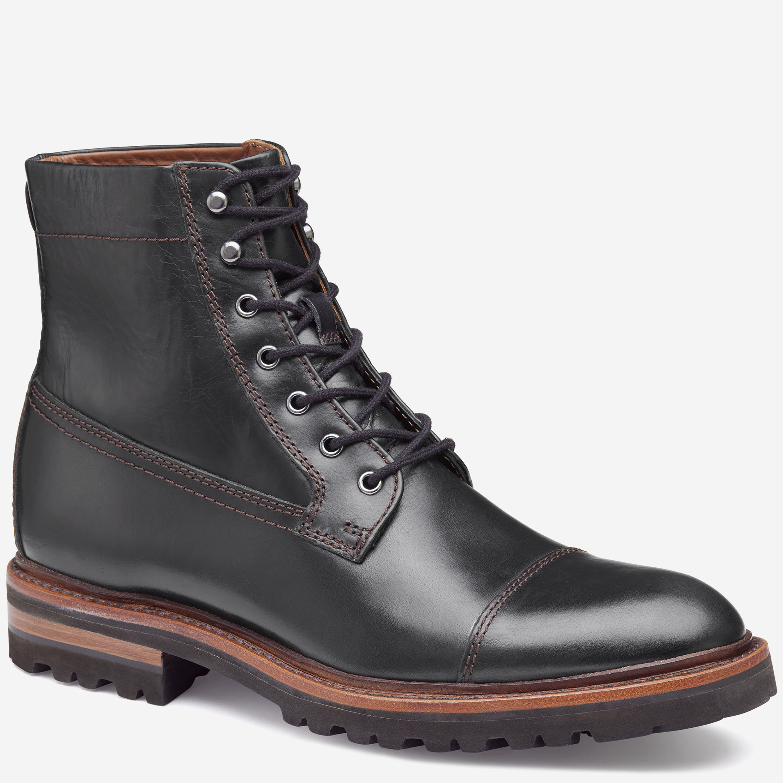 Johnston & Murphy Mens Dudley Black Boots (NWT) Johnston & Murphy Men\ main image 3