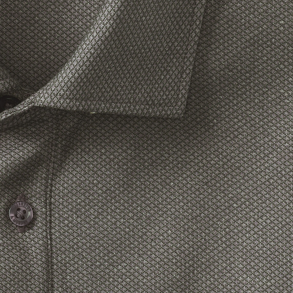 Knit Jacquard Long-Sleeve Polo image number null