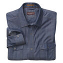 Double-Pocket Denim Shirt image number null