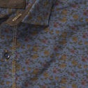 Blurred Floral Print Corduroy image number null
