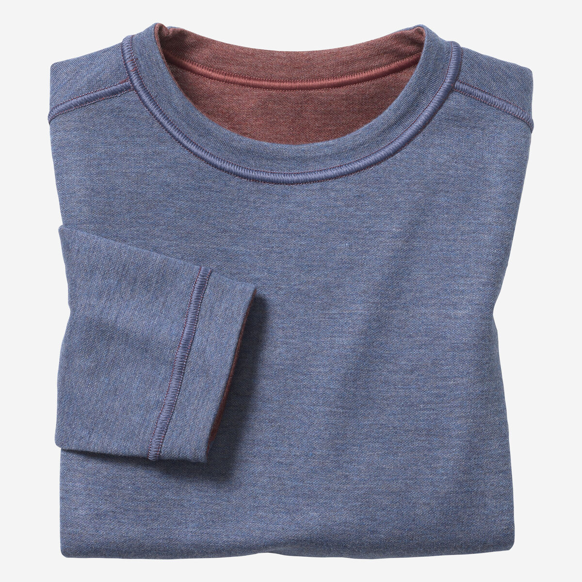 Boys Reversible Solid Crewneck image number null