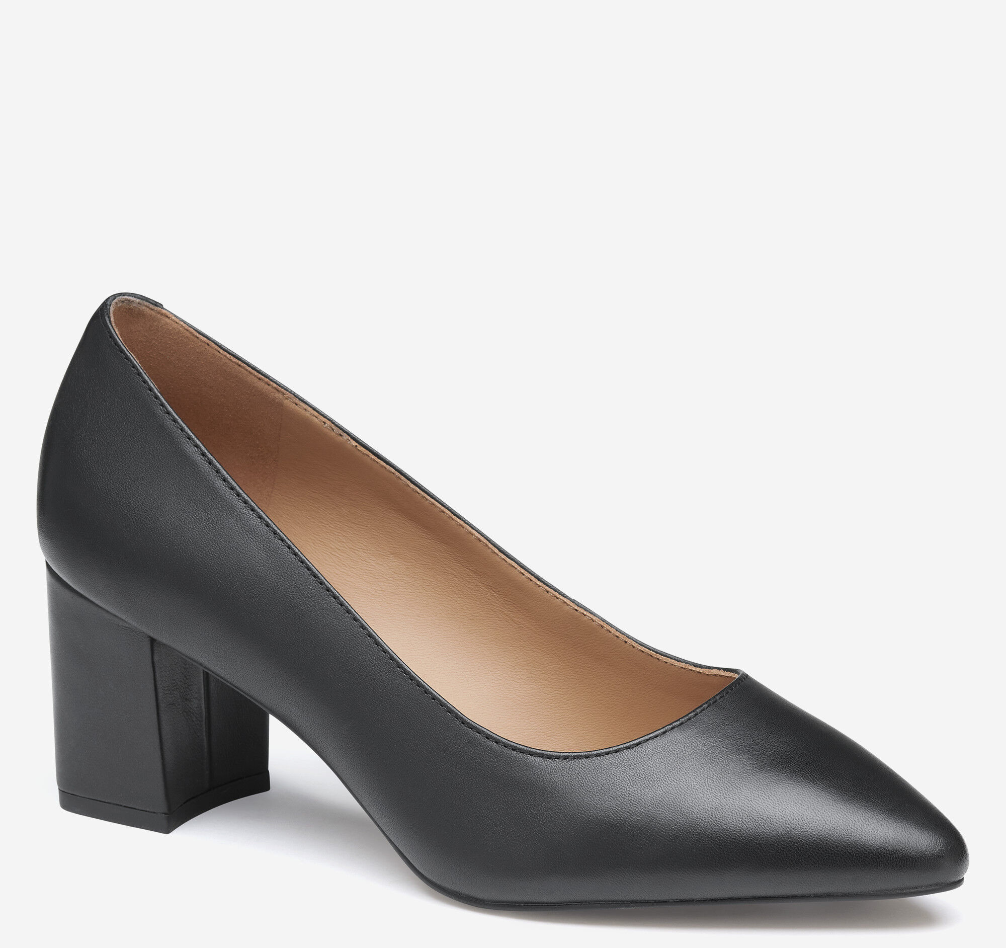Women's Vicki Pump in Black Glove Leather | Johnston & Murphy
