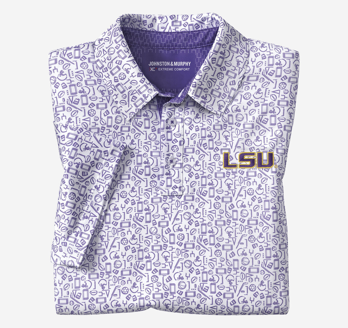 Collegiate XC+&shy;&trade; Multi Sport Print Polo image number null