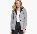 Tweed Blazer with Removable Hooded Bib image number null