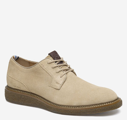 Clint Plain Toe - Taupe Oiled Suede