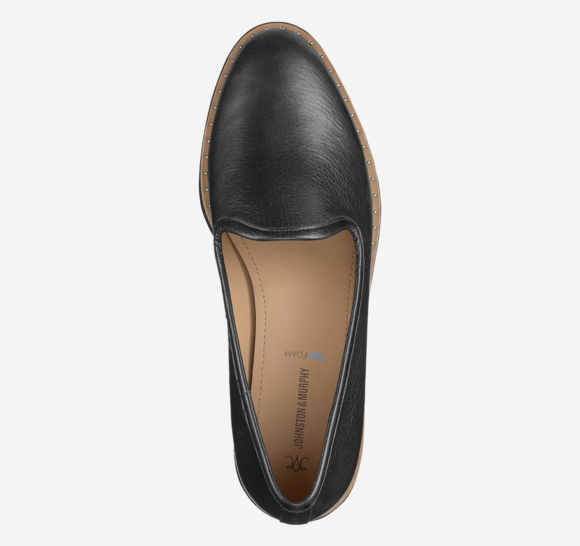 Women's Mitzi Venetian in Black Calfskin | Johnston & Murphy