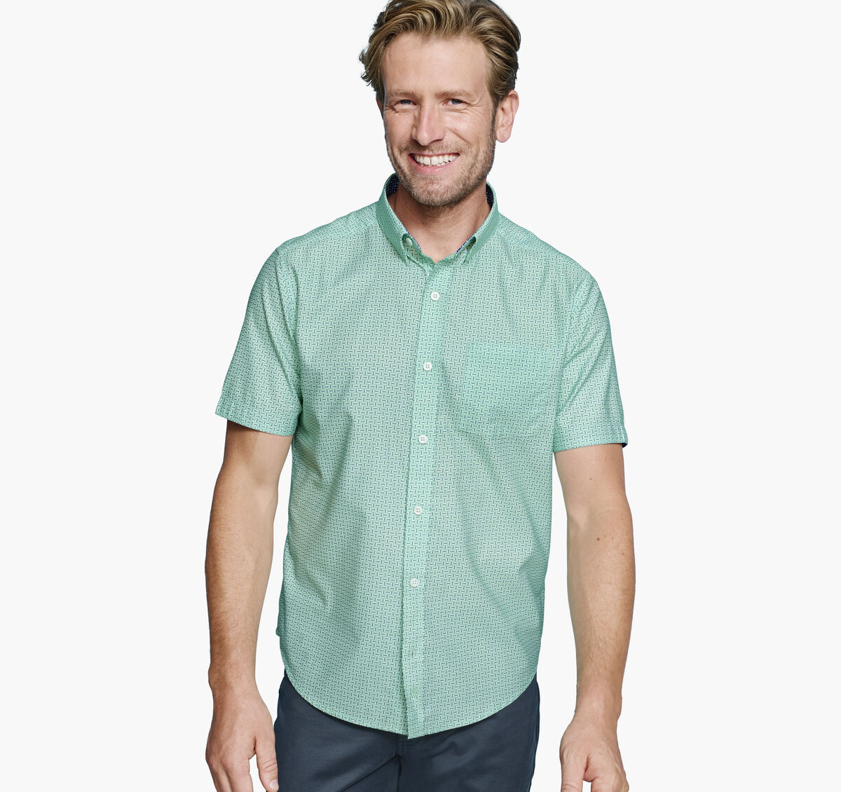 Printed Short-Sleeve Shirt image number null