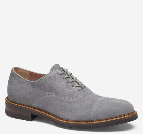 Hartford Cap Toe - Gray Italian Suede