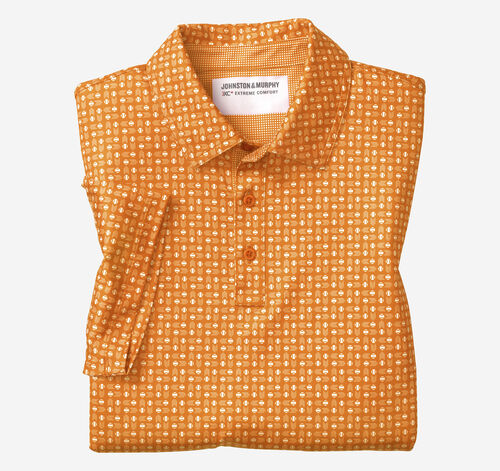 Game Day XC+&trade; Baseball Print Polo - Orange