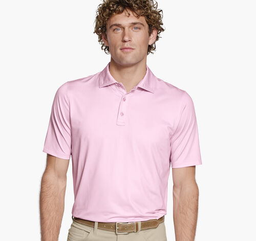 XC+&trade; Ace Performance Polo - Pink/White Gingham