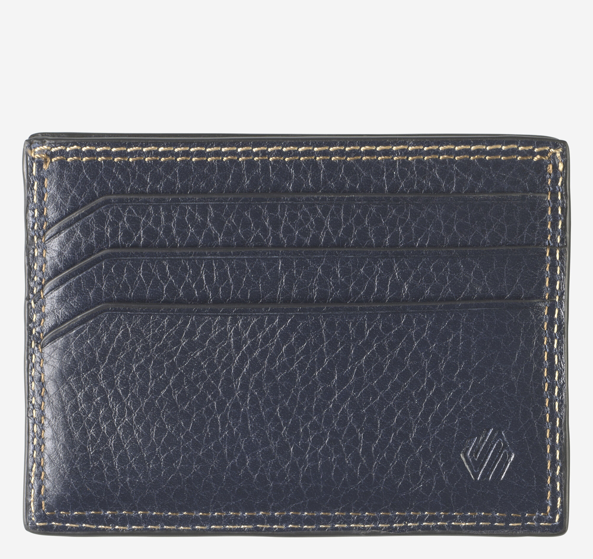 Men's Double Contrast Stitch Weekender Card Wallet | Johnston & Murphy