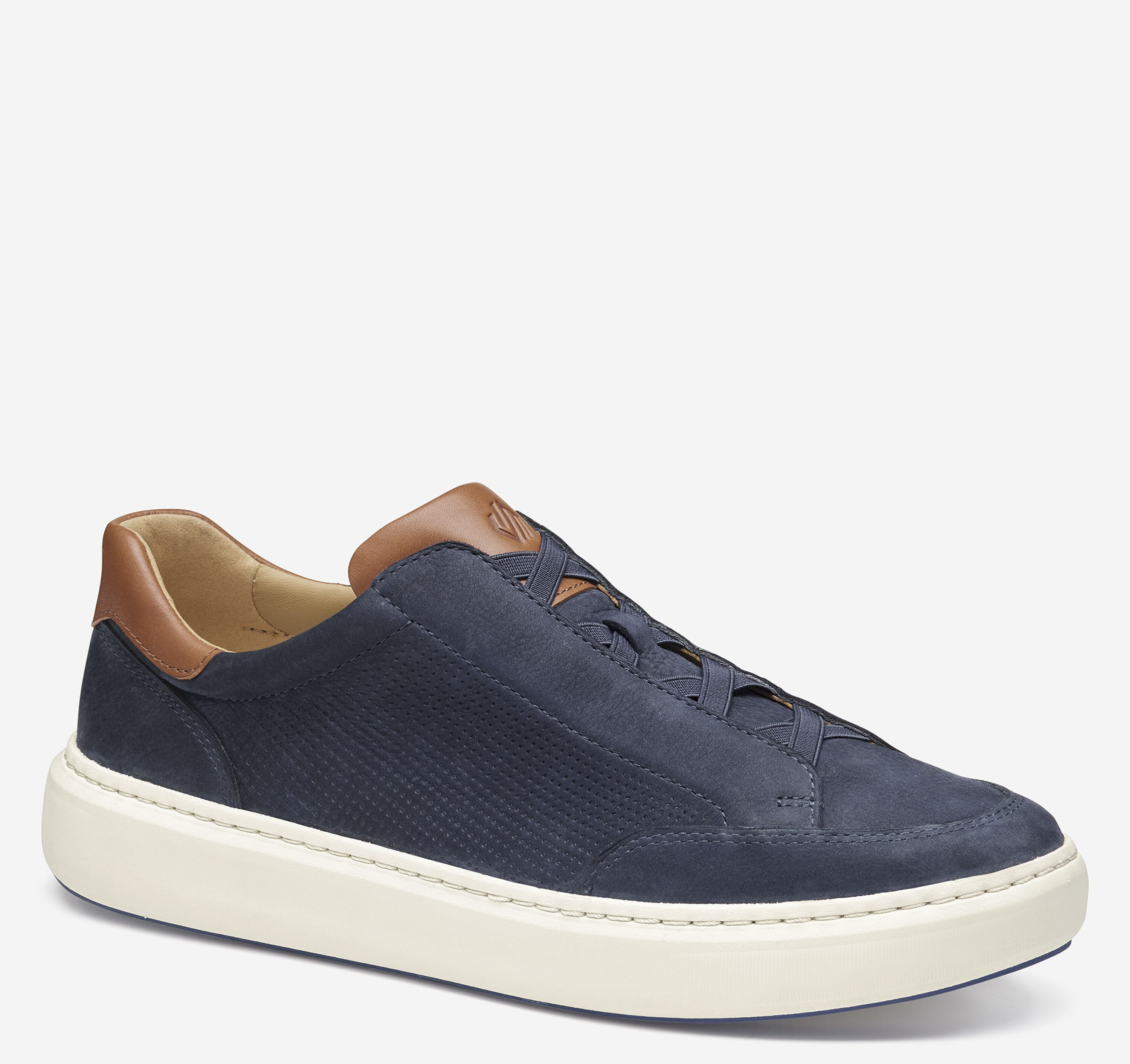 Frye Chambers Gore Men\'s Slip on Shoes Navy Soft Pebbled Full Grain 10.5‎ Men main image 2