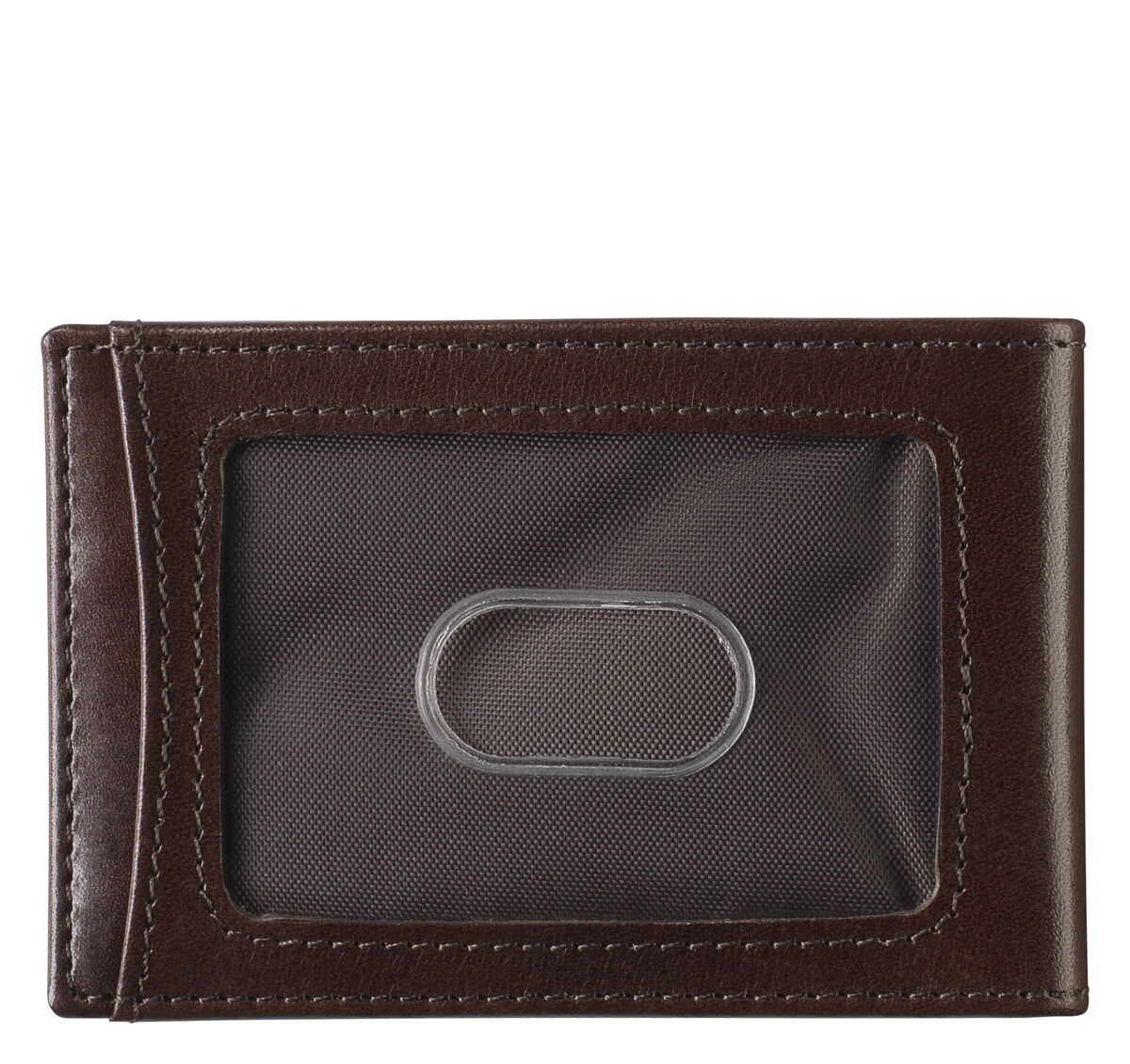 Italian Leather Two-Fold Money Clip Wallet image number null