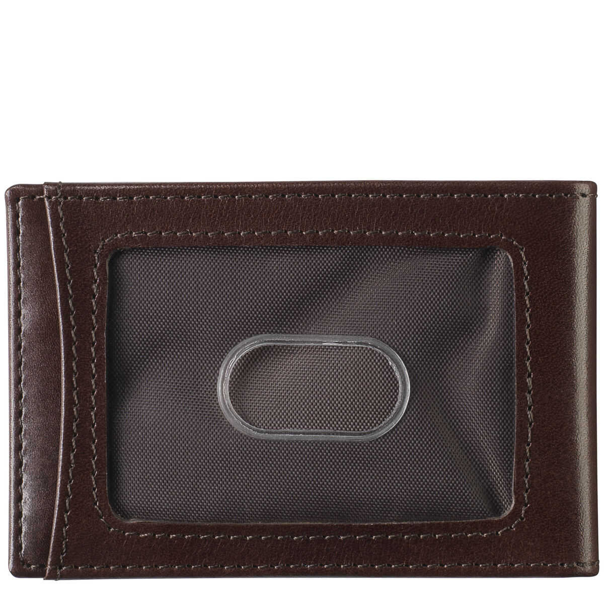 Italian Leather Two-Fold Money Clip Wallet image number null
