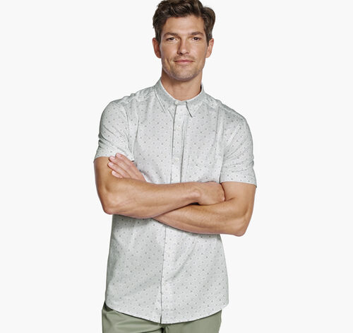 XC Flex&reg; Ascend Short-Sleeve Shirt - Sage/White Dot
