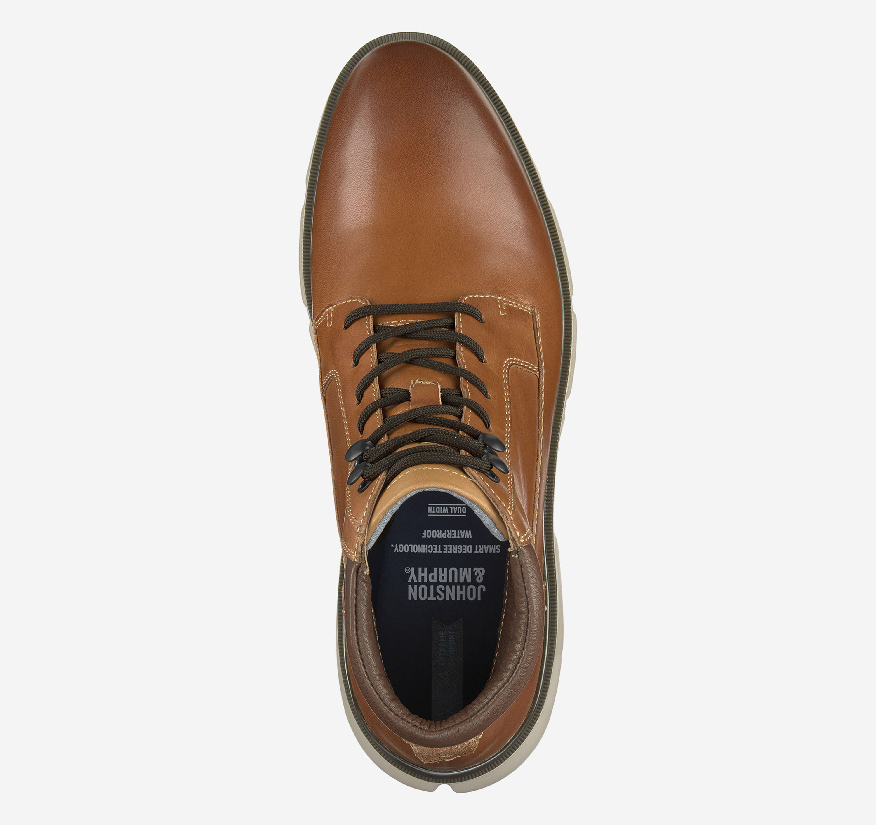 Johnston & Murphy XC4 Prentiss 25-2563 Brown Leather Waterproof Boots Mens 11M Men main image 3