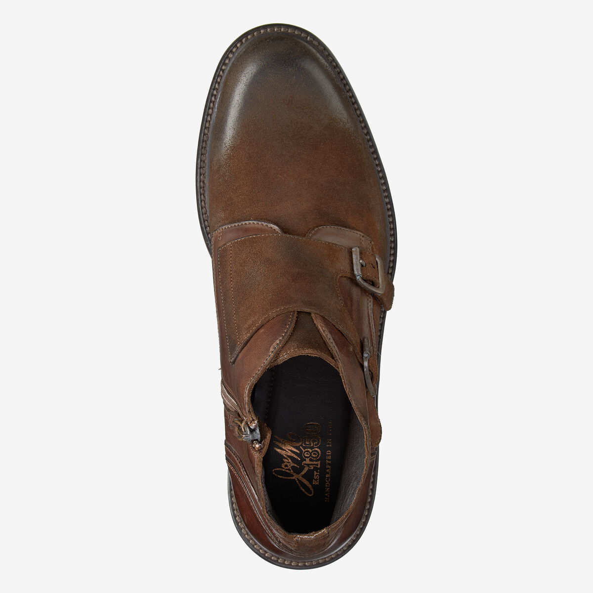 Lofting Double-Buckle Monk Strap Chukka image number null