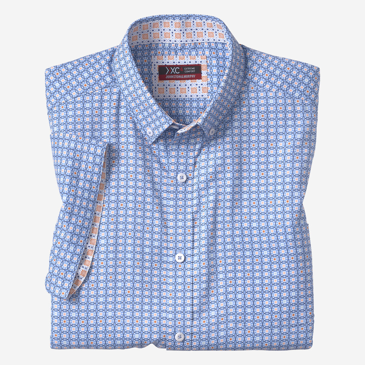 XC4&reg; Short-Sleeve Stretch Woven Shirt image number null