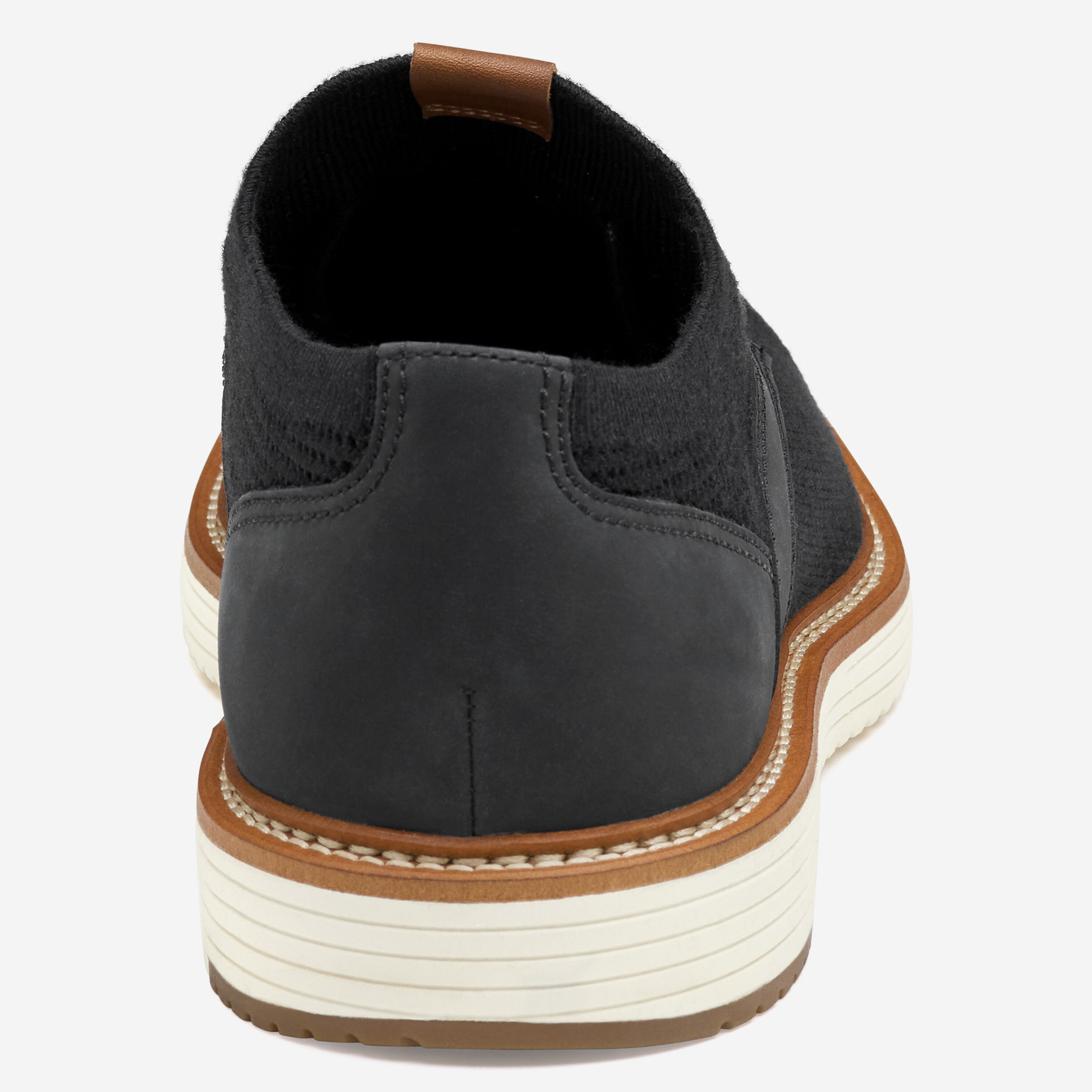 Johnston & Murphy Men’s Upton Knit Plain Toe Oxfords in Black Johnston & Murphy Upton Knit Wing Tip SKU: 9855568 - YouTube main image 4