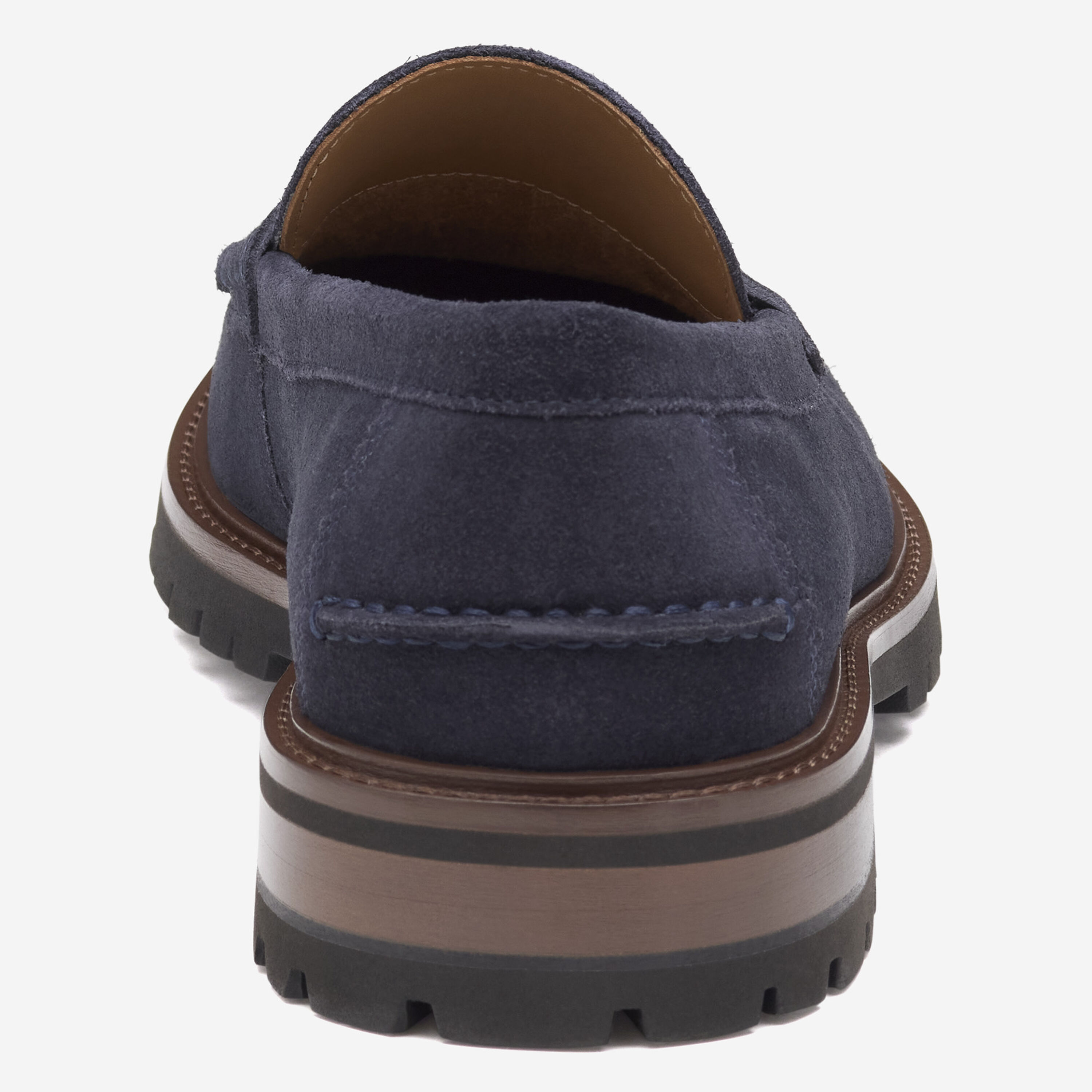 Johnston & Murphy Dark Blue Collier Penny Loafers Shop The Collier at Johnston & Murphy main image 3