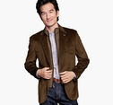 Plush Bibbed Blazer image number null